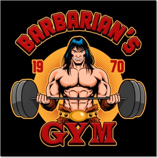 Barbarian's Gym Posters and Art